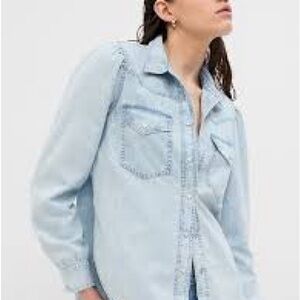 GAP Light Blue Casual Shirt